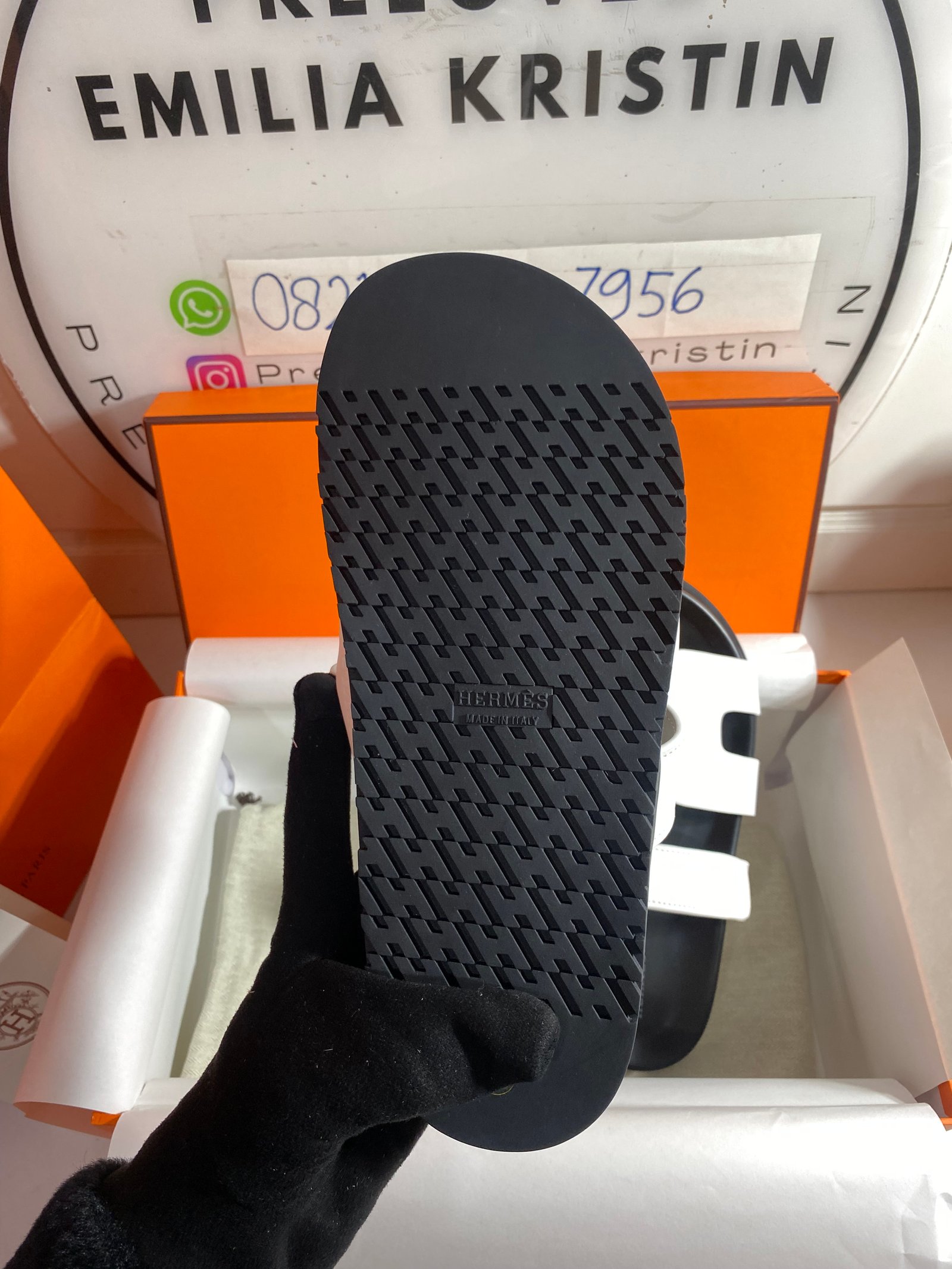 Chypre Sandals White Palladium Hardware - foto 5