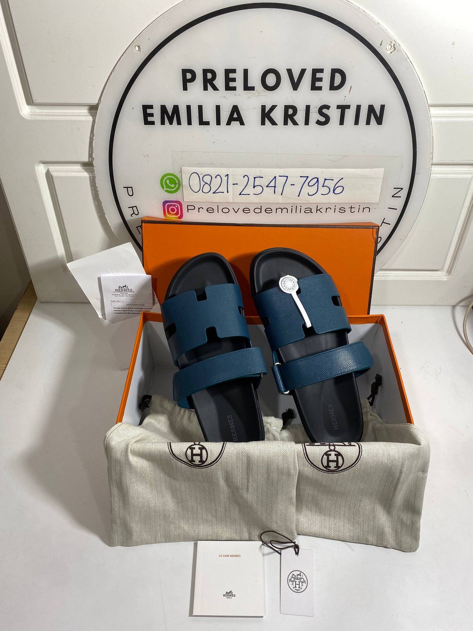Chypre Epsom Sandals Marine Men blue