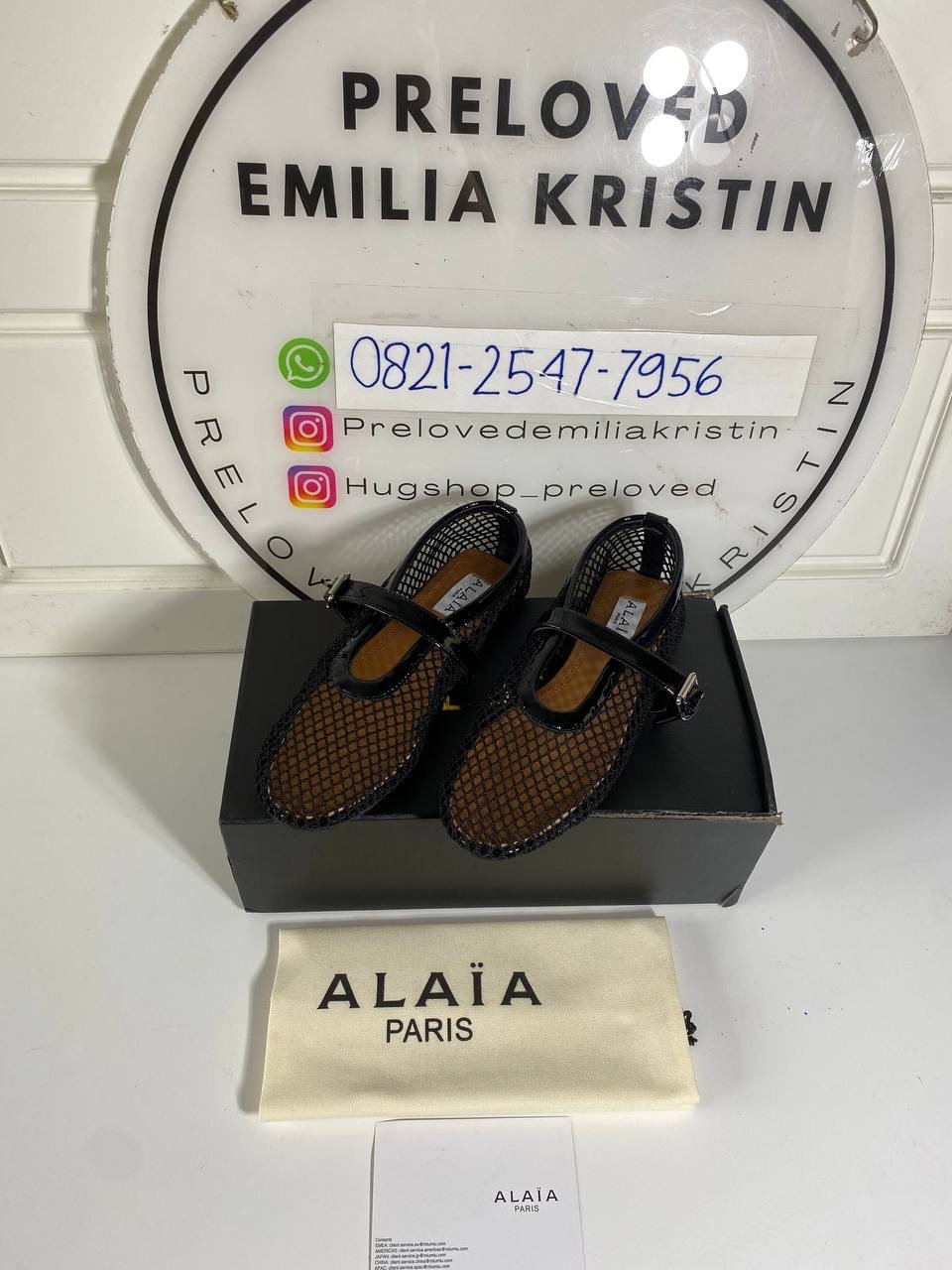 Women’s Black Mesh Ballet Flats