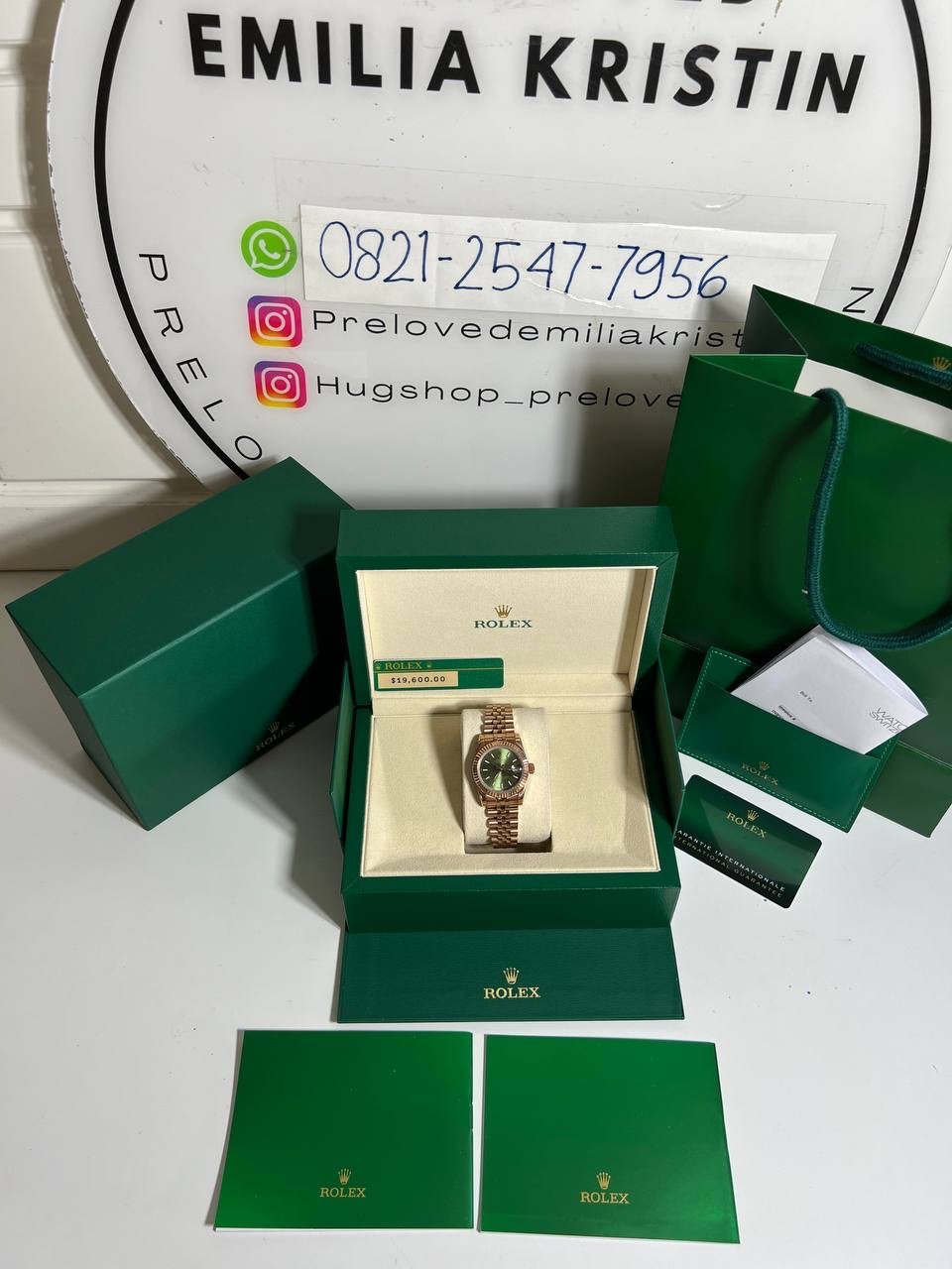  Datejust President Green Steel Jubilee RG Watch