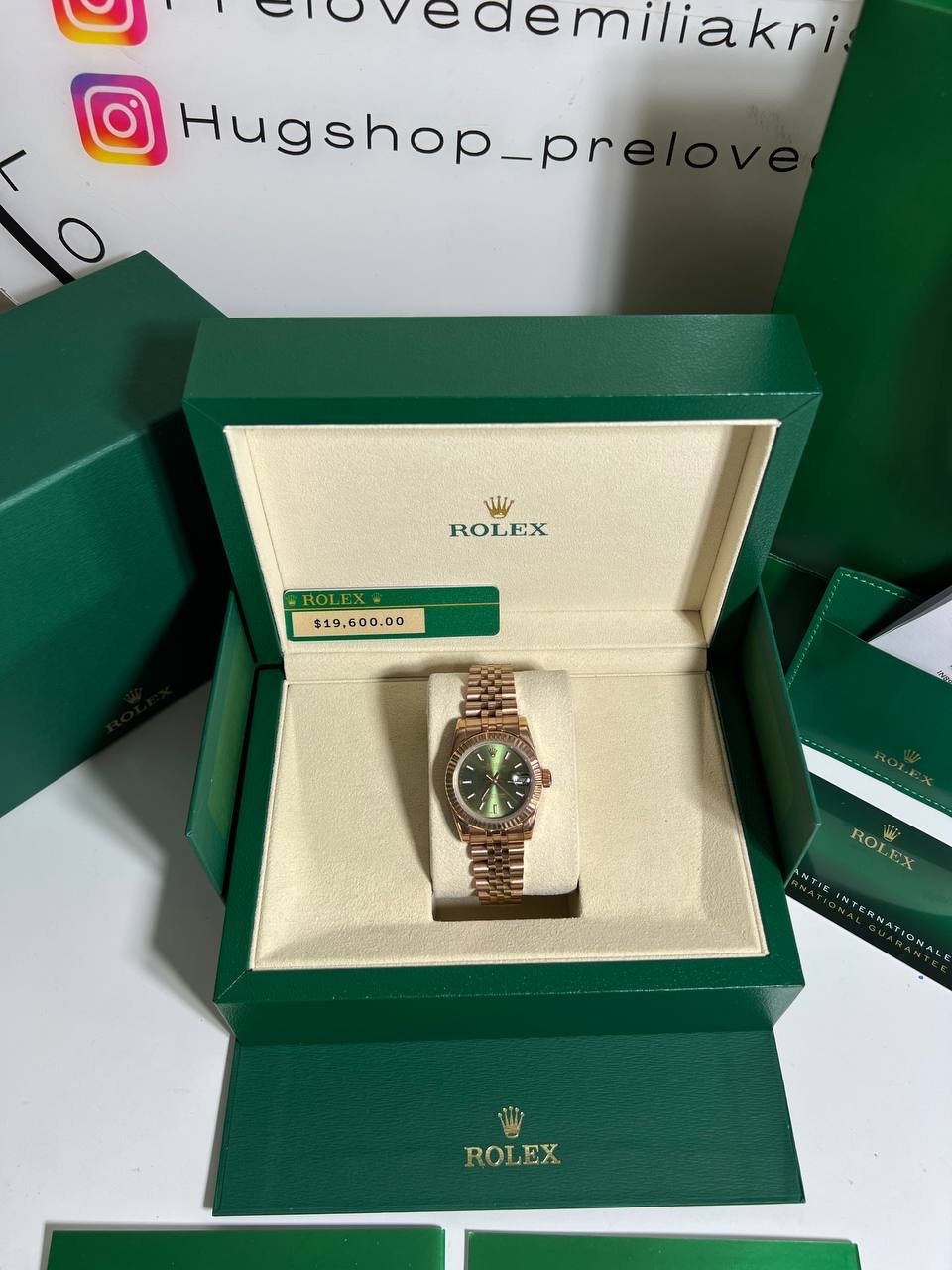 Datejust President Green Steel Jubilee RG Watch - foto 2
