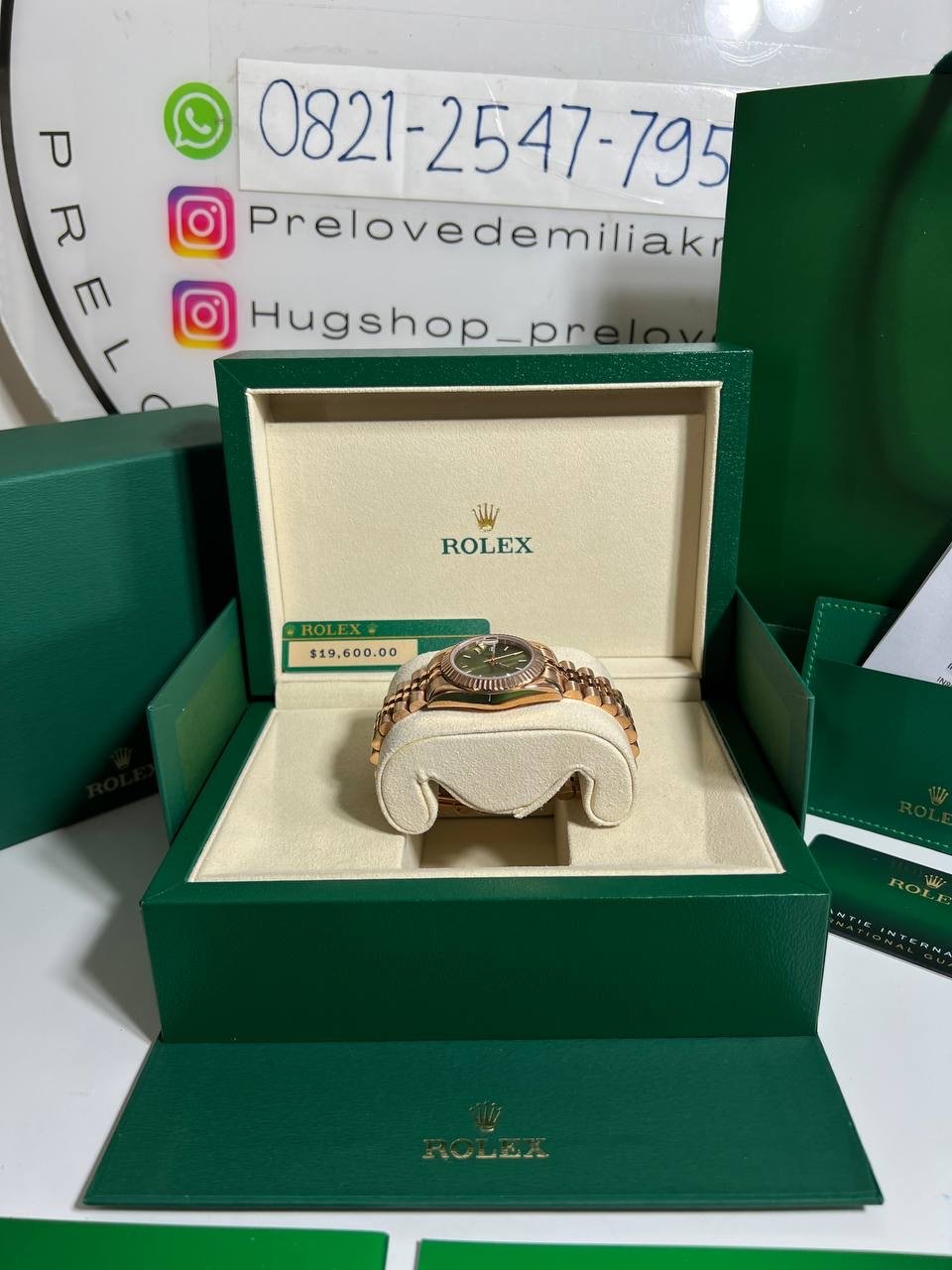  Datejust President Green Steel Jubilee RG Watch - foto 3