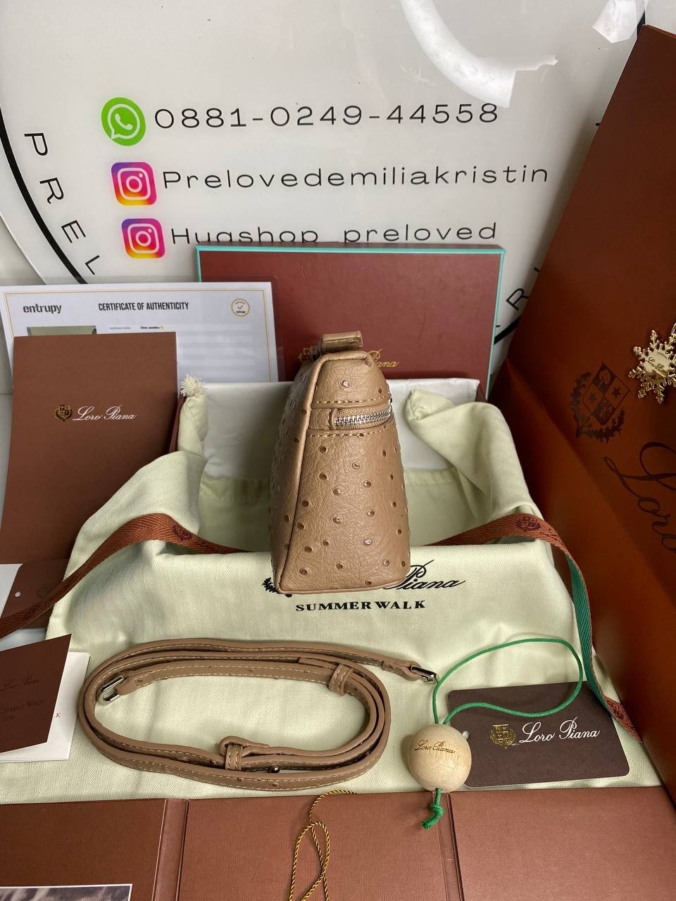 Extra Pocket L19 Ostrich Leather - foto 3