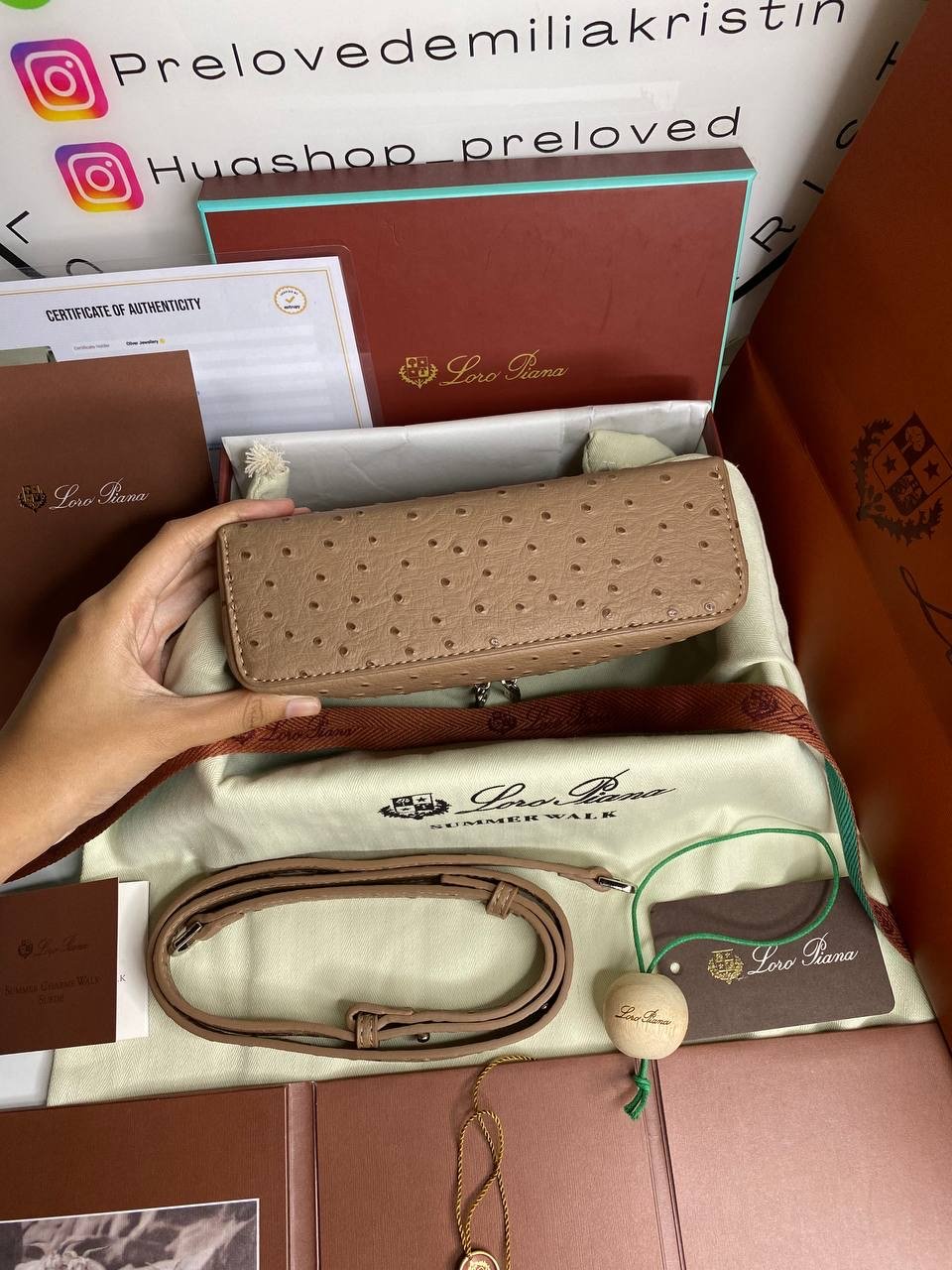 Extra Pocket L19 Ostrich Leather - foto 5