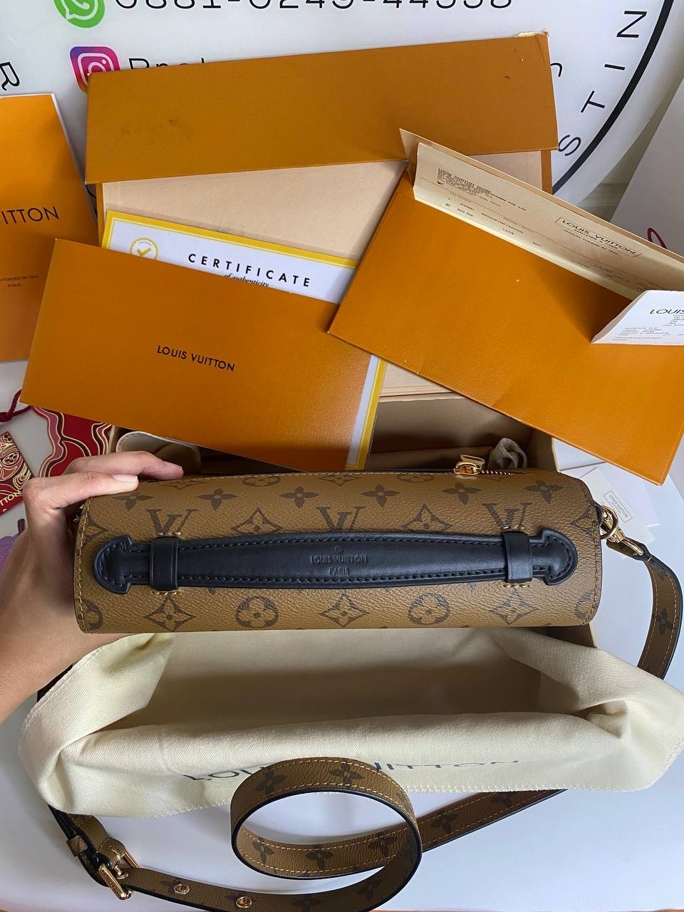 Pochette Metis Reverse Monogram Canvas Crossbody Bag - foto 6