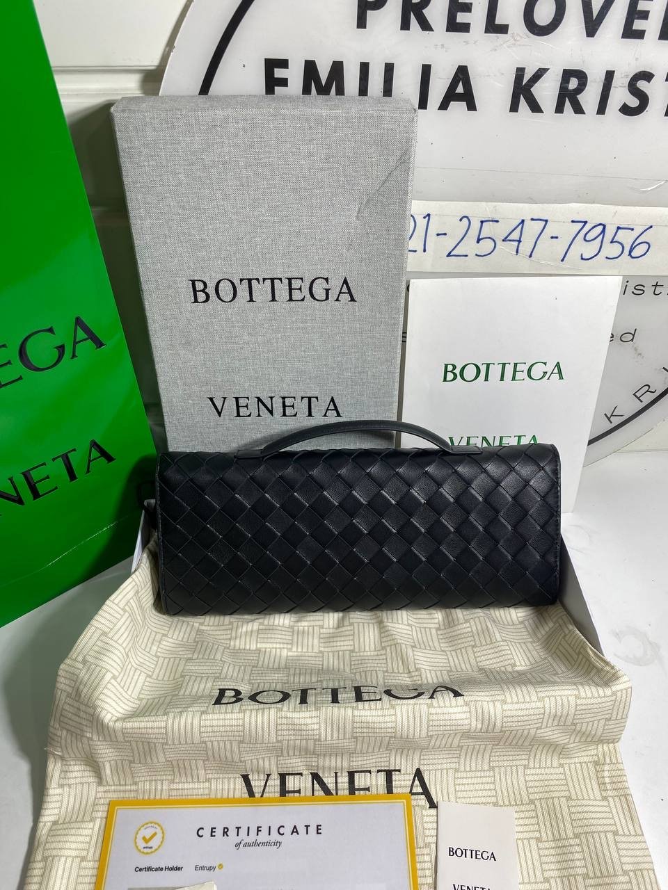 Andiamo Long Clutch With Handle Black - foto 4