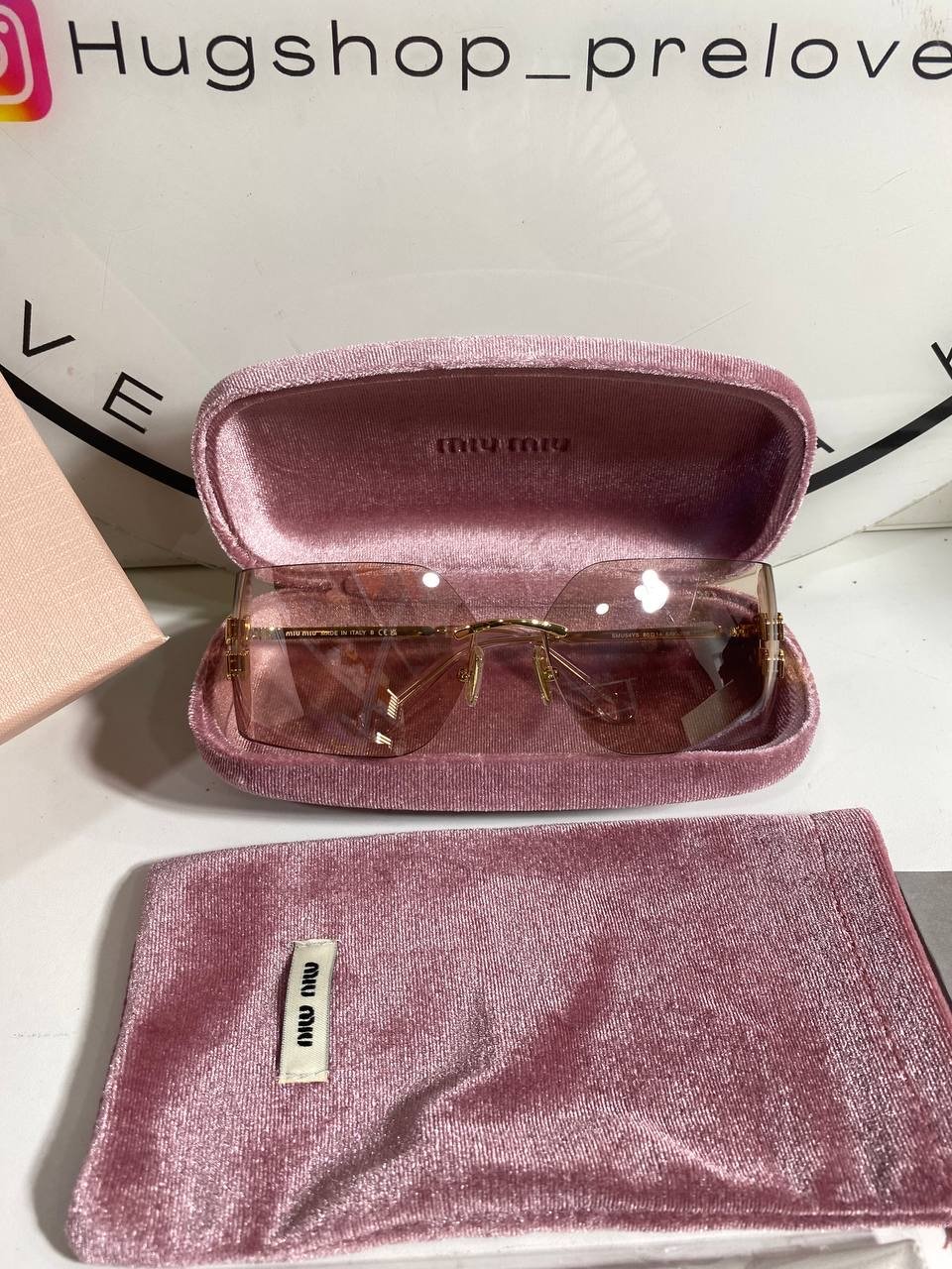 Metal Aube Sunglasses SMU54YS Gold Pink - foto 2