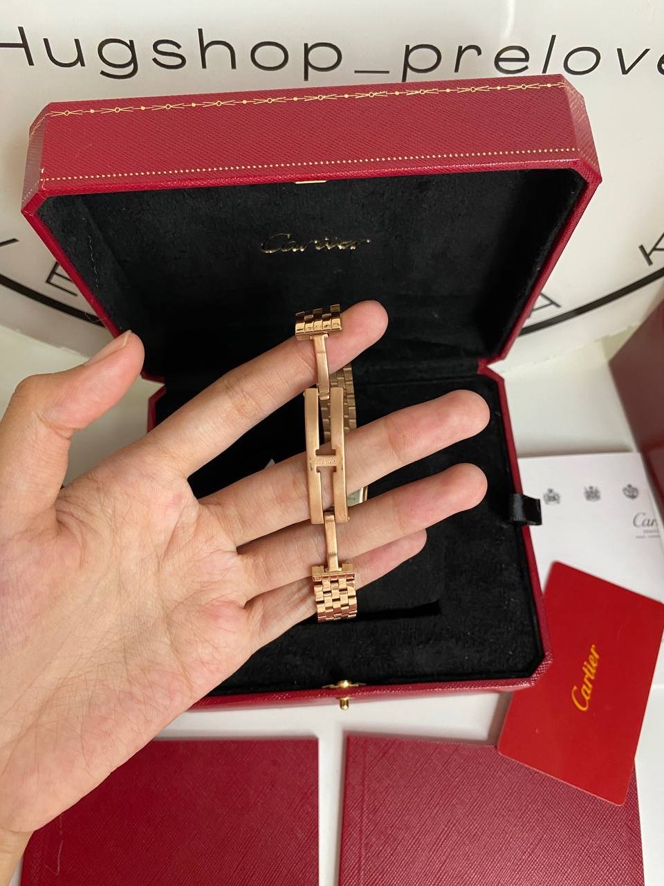Panthère De Cartier Watch Small Rose Gold  - foto 7