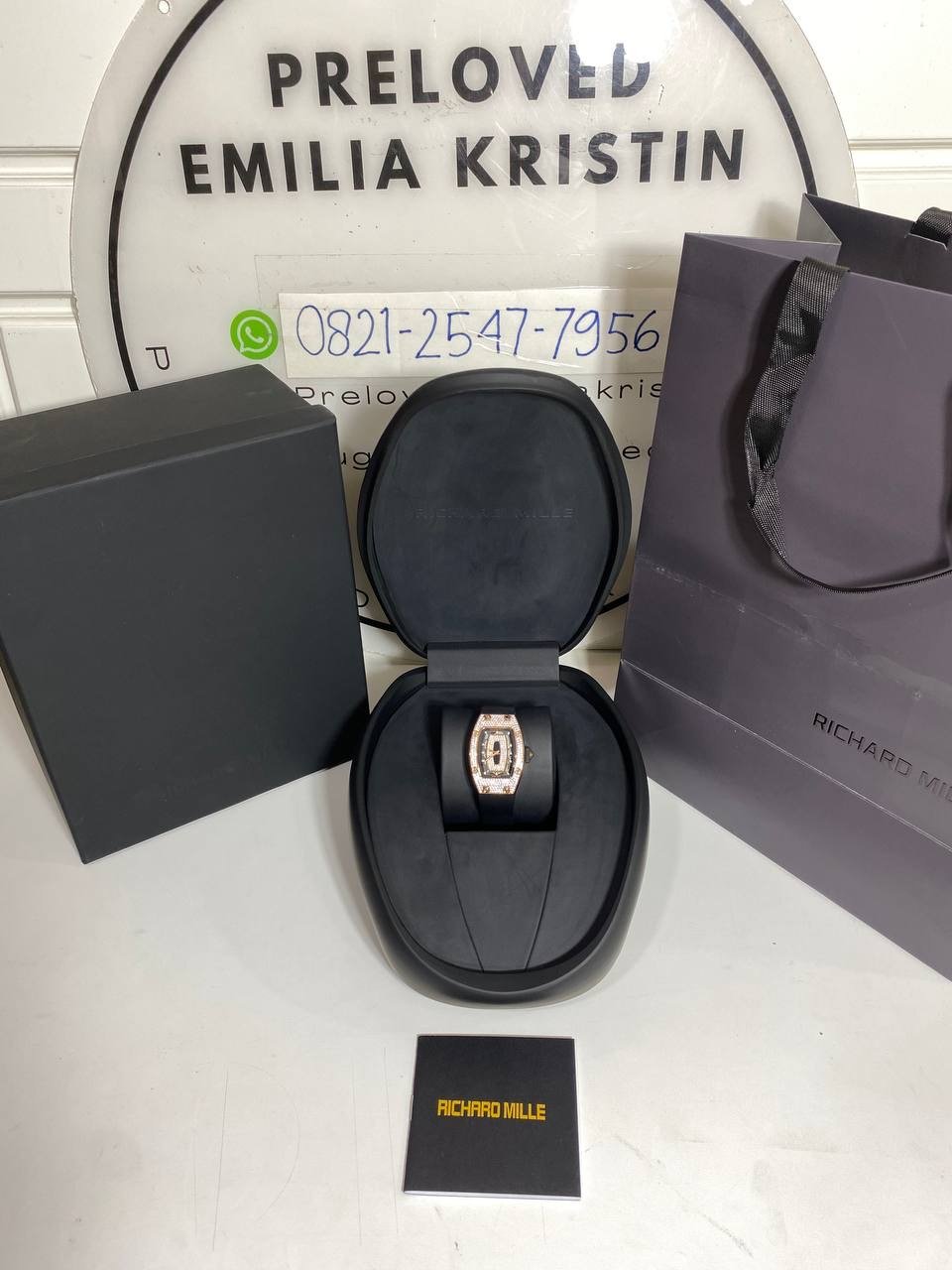 RM 07 07-01 RM07-01 RG Snow Setting Onyx Watch