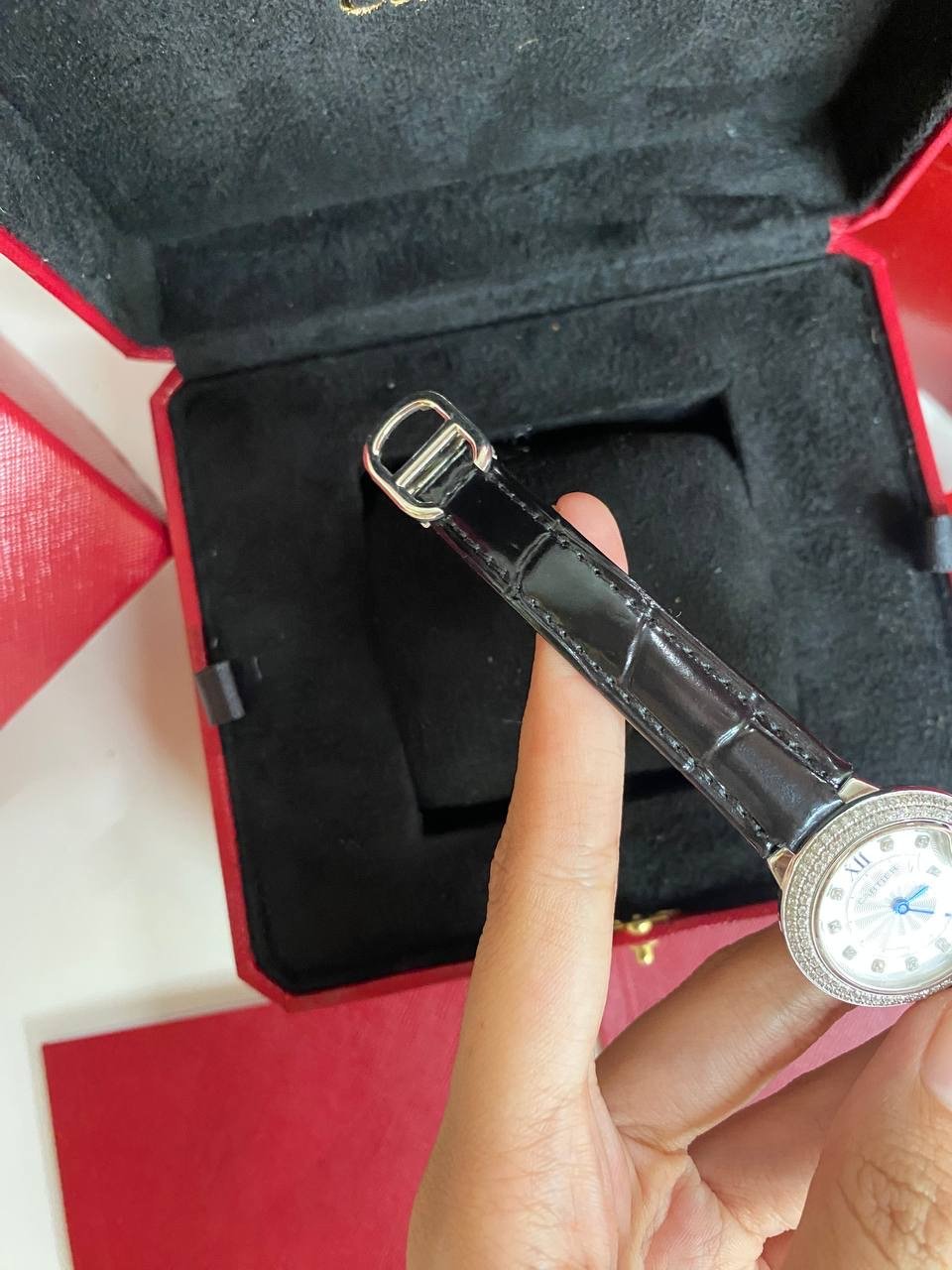 Ballon Bleu Silver Dial Diamond Bezel Watch  - foto 5